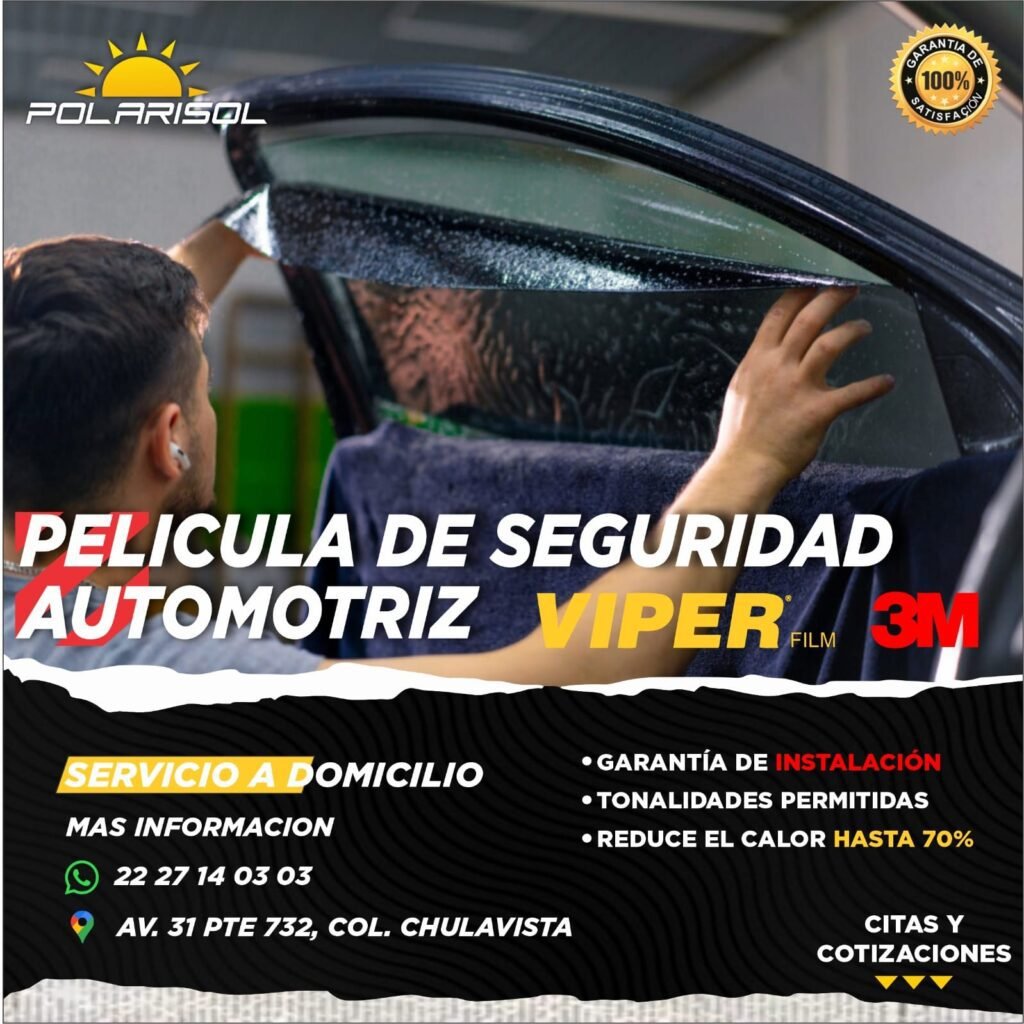 Polarisol Película y Polarizado polarizados puebla