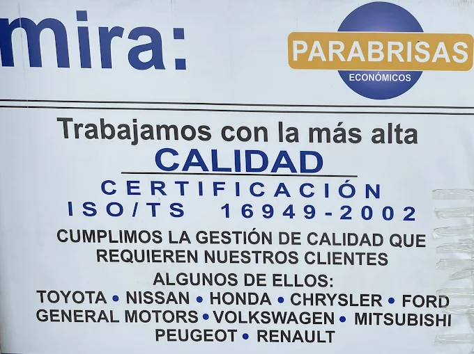 parabrisas y cristal en Aguascalientes