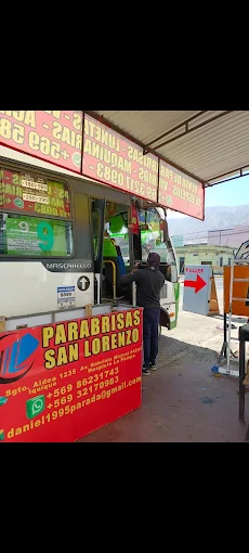 Parabrisas iquique san lorenzo